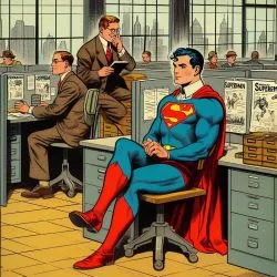 Superman old style comics