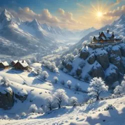 Winter Wonderland: A Majestic Countryside
