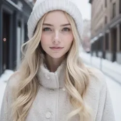 Zimowe piękno na norweskich ulicach
