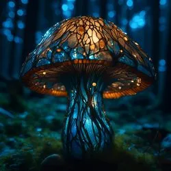 Stained Glass Mushroom