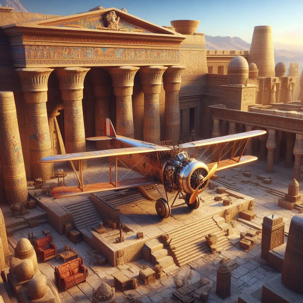 Airplane in ancient egypt