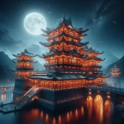 Magnificent chinese immortal palace